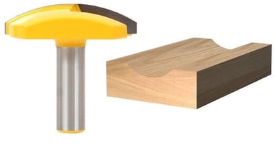 Horizontale Crown Frees, 2-3/4 Inch Frees voor Crown Caps, Tungsten Carbide Frees met 1/2 Inch Shank voor Precisie en Duurzaamheid