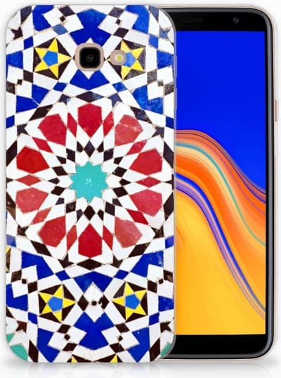 Samsung Galaxy J4 Plus (2018) TPU Siliconen Hoesje Mozaïek