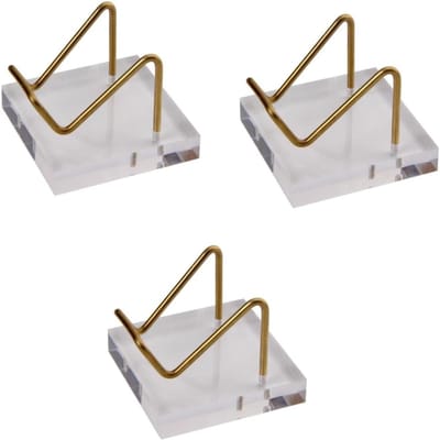 Presentatiestandaard Sieraden - Display Blokken - Objecten Tonen - Set van 3 - 10x10x5.5 cm - Transparant