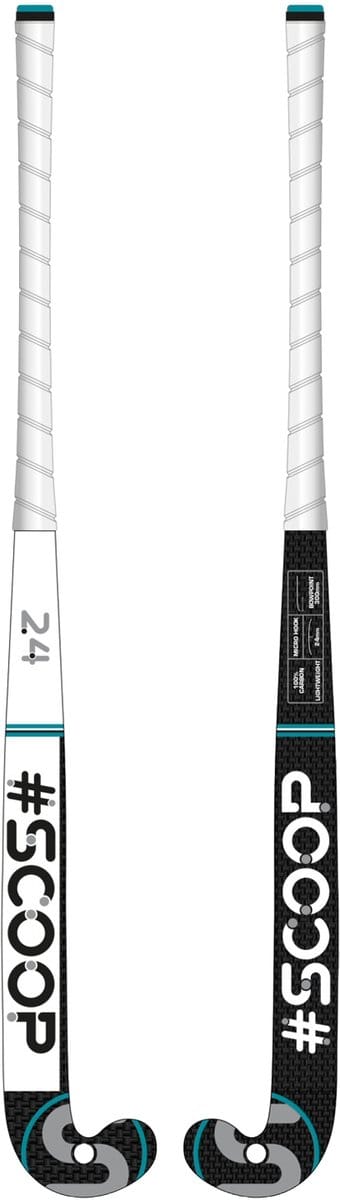 Scoop #29 Hockeystick - Mid Bow - 100% Carbon - Hockeystick Senior - Outdoor - 36,5 Inch