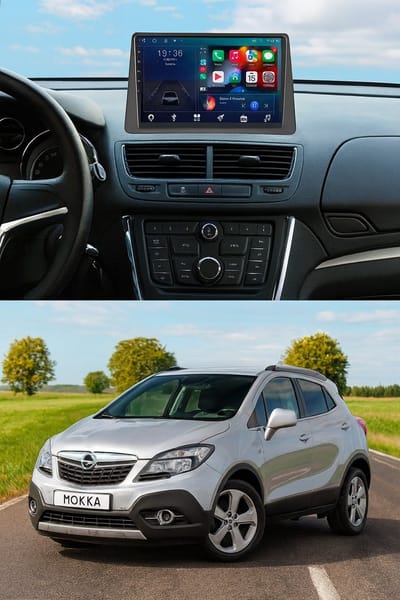 ADIVOX 9 inch T1 geschikt voor Opel Mokka 2012-2016 Android 15 CarPlay/Auto/Wifi/GPS/RDS/DSP/DAB+