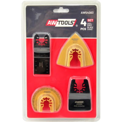 Awtools AW54083 - Zagen Set - 4 Stuks - Bim en HCS - Multifunctioneel