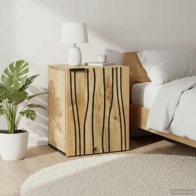 vidaXL - Wastafel - kabinet - voor - de - badkamer - Bruin - 38 - x - 33,5 - x - 48 - cm