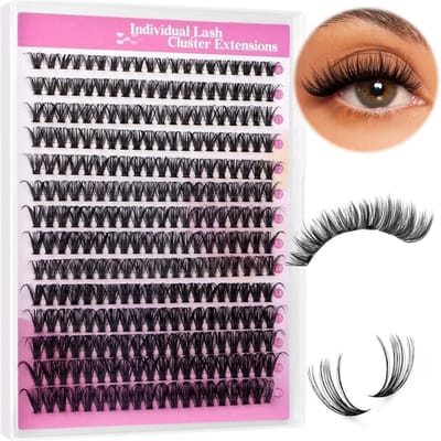 Nepwimpers - 200 stuks - 40D - 8-16 mm - Pre-Made Volume Fans - Pre-Made Fans - Wimperextensions - Cluster - Lashes - Naturel - Stukjes wimpers - Diy lashes