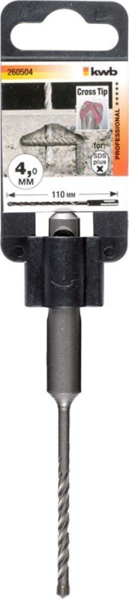 kwb 260504 Hamerboor 4.0 mm Gezamenlijke lengte 110 mm SDS-Plus 1 stuk(s)