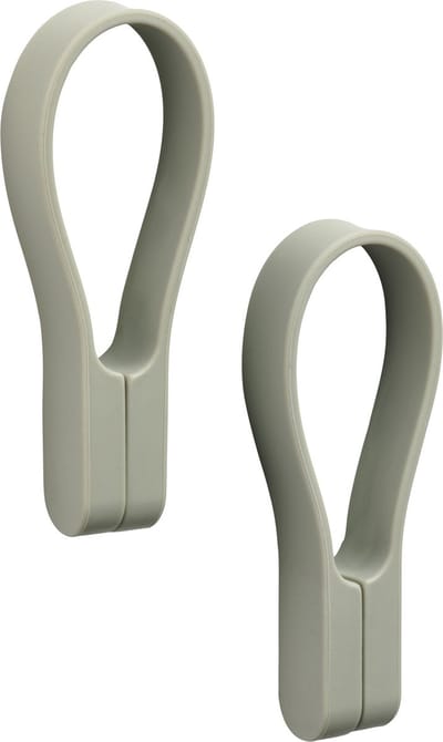 Zone Denmark Magnetische Handdoekclips - 2 Stuks - Eucalyptus (groen) - Handdoekhaakjes - Handdoekklemmetjes - Handdoeklusjes voor Badkamer of Keuken