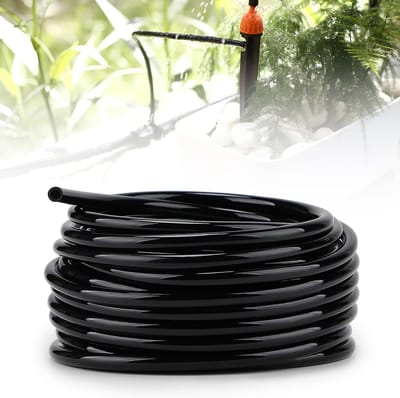Irrigatieslang 10 m voor druppelirrigatie, micro-irrigatie, tuin en groenteteelt, 4 mm diameter