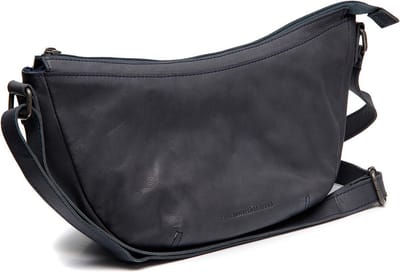 Chesterfield Clarita Washed Waxed Pull Up Schoudertas - Navy