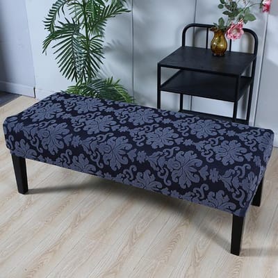 Luxe jacquard lange bankhoes meubeldecoratie bedrukt elastisch stretchmateriaal beschermen voor huisdieren en kinderen 80X40X30 gray