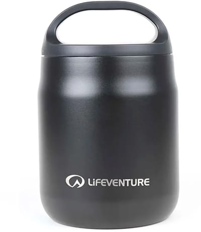 Lifeventure Food Flask 600ml Lunchbox Zwart