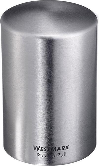 Westmark Automatische kurkentrekker; afmetingen: 5,3 x 5,3 x 8 cm; materiaal: geborsteld aluminium; kleur: zilver; 61882260