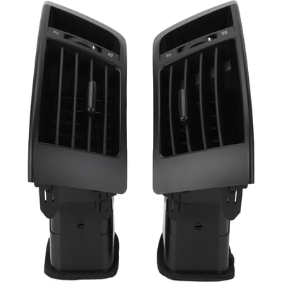 1 Paar Middenconsole Luchtuitlaat Rooster Verbeter Luchtcirculatie Stijlvolle Interieur voor Land Cruiser LC200 2008 tot zwart