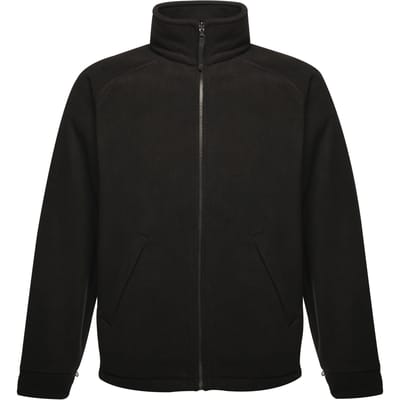 Regatta Grote Buiten Unisex Sigma Symmetrie Zwaargewicht Anti-Pill Fleece Zip Up Jacket (380 GSM) (Zwart)