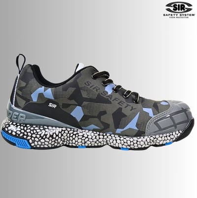 SIR SAFETY TURKANA Veiligheidsschoenen S3 HEREN Werkschoen Zwart Grijs - Aluminium Neus en Composiet Tussenzool - Antislip SR - Ademend
