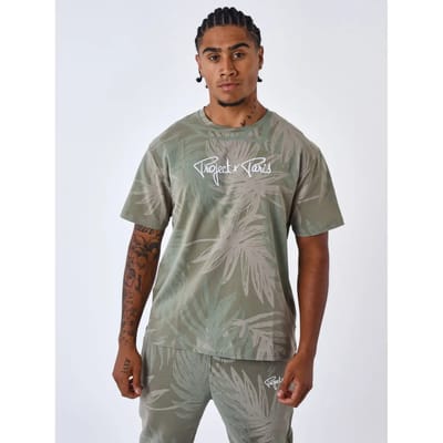 T-shirt met palmbladeren Project X Paris