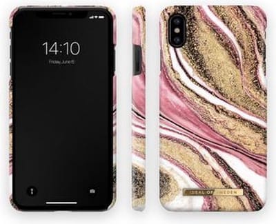 iDeal of Sweden Fashion Case voor iPhone XS Max Cosmic Pink Swirl