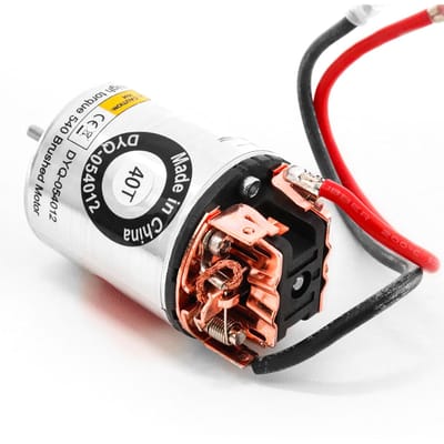 540 geborstelde motor Waterdichte roestvrijstalen schaal Geborstelde motor 40T Klimauto Groot koppel 40T