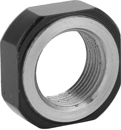 Dailygoods- Lockmoeren Hoge Nauwkeurigheid - Metalen Borgmoer - Ingebouwde Messing Pad - M15x1mm - Accuracymachining - Betrouwbaar en Stabiel