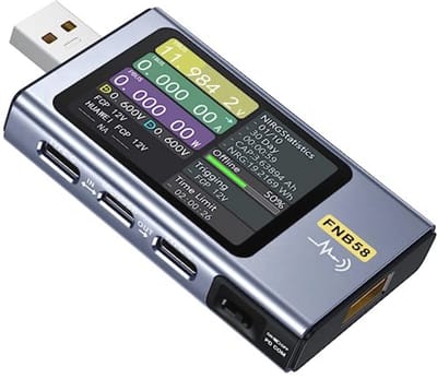 Digitale USB Tester voor Opladen en Capaciteitsmeting