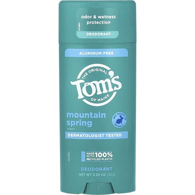 Tom's of Maine, Deodorant zonder Aluminium, Mountain Spring, 3.25 oz (92 g) blue