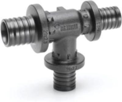 Rehau Rautitan T stuk PX verloopaftakking en verloopdoorgang 25x20x20mm