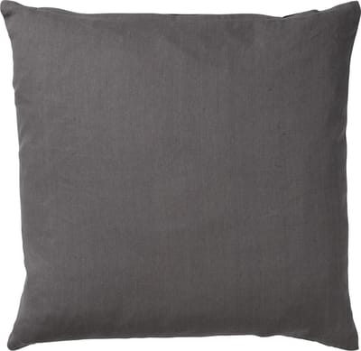 Dutch Decor JAMES - Sierkussen 45x45 cm - duurzaam katoen – effen kleur - Charcoal Gray - antraciet - Inclusief binnenkussen - Luxe kussens voor woonkamer & bank