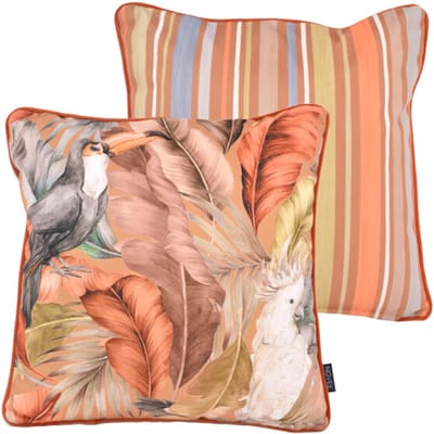 NOVÉE Sierkussen velvet noura roest | 45 x 45 cm | velvet/polyester