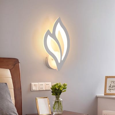 Moderne Led-wandlamp met Bloemvorm, 13 W, Warm Wit Licht, 1500 Lumen voor Slaapkamer en Woonkamer