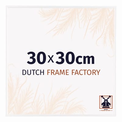 Fotolijst 30x30 cm - Kunststof - Wit Hoogglans - Easy