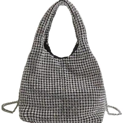 Tas Dames Crossbody Tas Tas Diamant Handtas Mand Diamant Tas Licht Luxe Hoge Mode gray