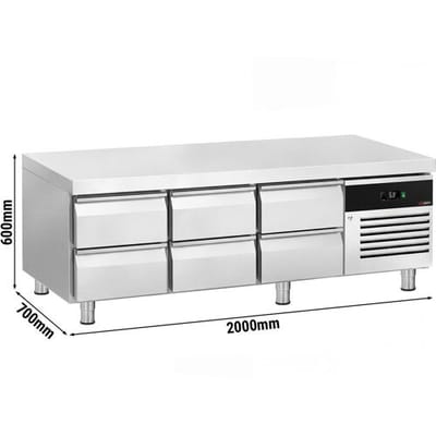 GGM Gastro Kühlunterbau - 2000mm - 288 Liter - 6x GN 1/1 Schubladen
