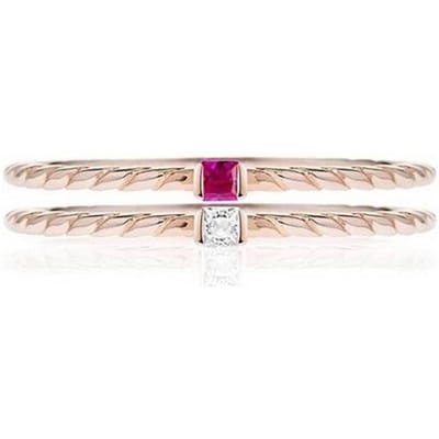 Morellato 1930 roségoudkleurige sterlingzilver SAHA16016 damesring white