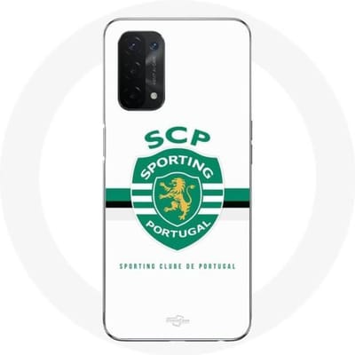 Oppo A54 5G hoesje scp sportieve portugal witte achtergrond