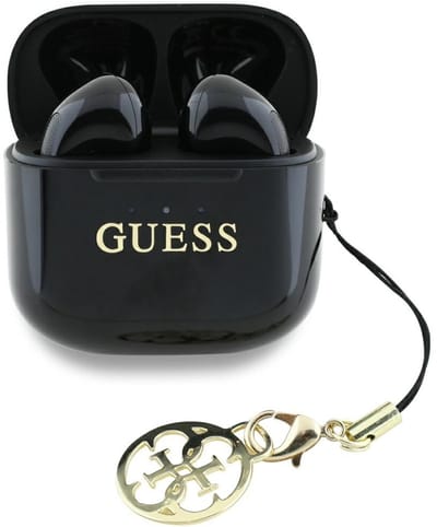 Guess Glossy Effect Serie - Draadloze Oordopjes - BT5.4 - Zwarte Etui - IPX5
