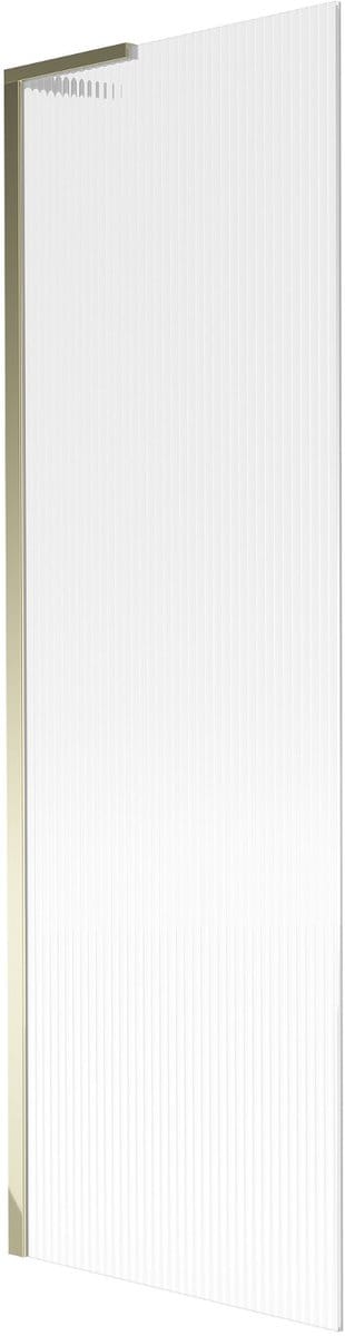 Mexen Next L badwand 1-delig 60 x 150 , gestreept, goud - 895-060-000-03-09-50