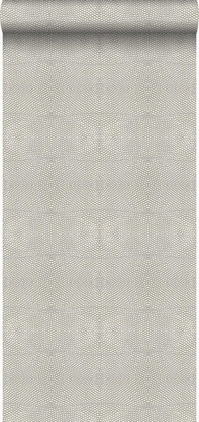 Origin Wallcoverings behang dierenhuidprint taupe - 53 cm x 10.05 m - 347310