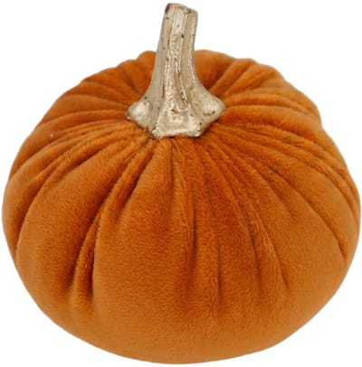 Clayre & Eef Decoratie Pompoen Oranje Kunststof Herfst decoratie