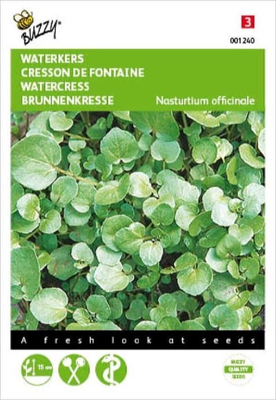Buzzy Zaden Waterkers - Nasturtium officinalis
