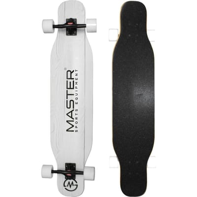 Longboard MASTER 42  Skateboard en érable 107cm - Design: Bois blanc