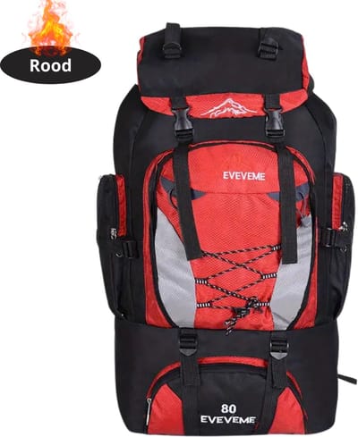 Livano Rugzak - Dames - Heren - Meisje - Jongens - Backpack - Outdoor - Rood