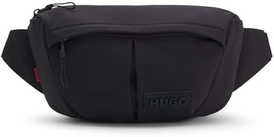 HUGO gordeltas Taric Bumbag Black zwart