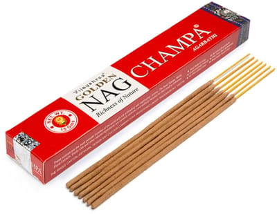 Wierook Golden Nag Champa (los pakje van 15 gram)