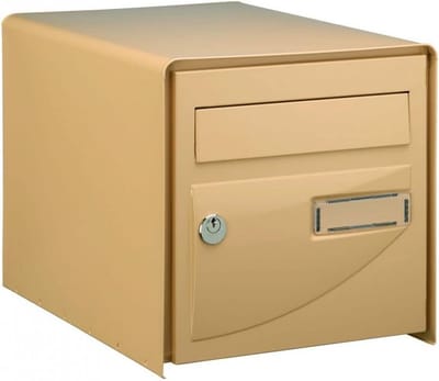 Dubbelzijdige Brievenbus Beige - Decoratief en Veilig