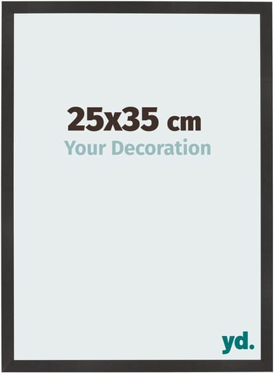 Your Decoration - Fotolijst 25x35 cm - MDF - Zwart Mat - Bologna