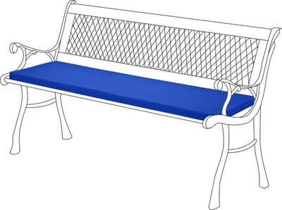Tuinbank kussen - 2-Zitter ZitKussen - Bankkussen voor Tuin - Zachte en Lichtgewicht Waterbestendig Materiaal