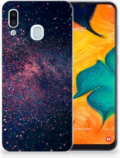 Samsung Galaxy A30 TPU Hoesje Stars