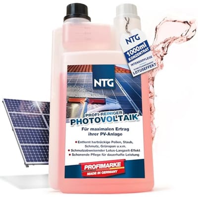 Effectieve zonnepaneelreiniger concentraat 1000 ml | Voor streepvrije zonnepanelen