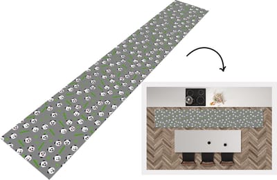 Keukenloper - Loper keuken - Panda - Bamboe - Design - 300x50 cm - Keukenloper vinyl