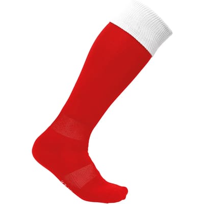 PROACT® Tweekleurige sportsokken PA0300 - Sporty Red / White - 27/30 EU