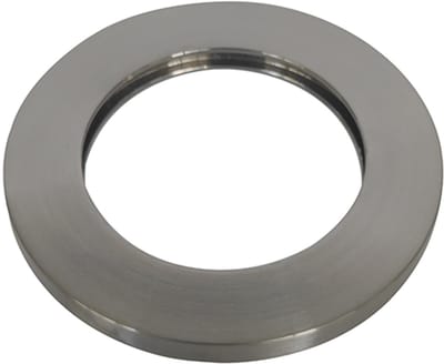 Wiesbaden Caral rozet kraangedeelte eenhendel wastafelkraan 75mm gunmetal